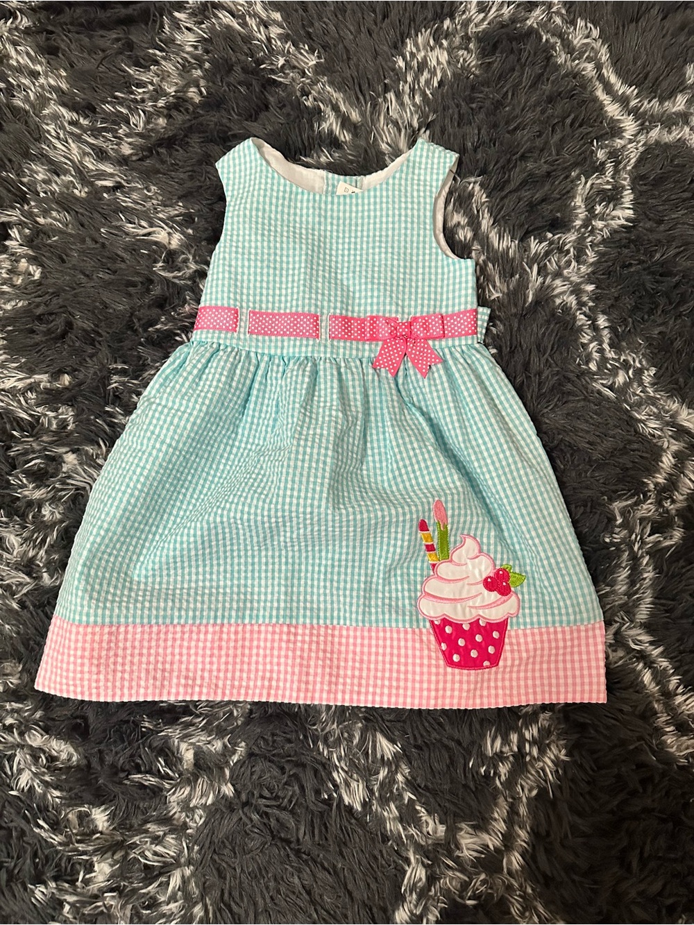 Counting Daisies Gingham Cupcake Dress